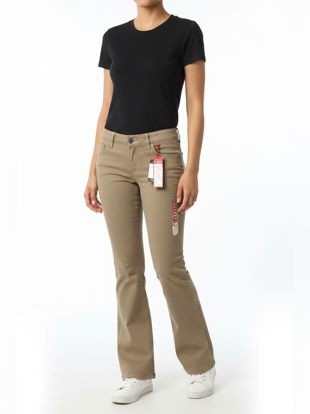 Elle Women's Khaki Chinos